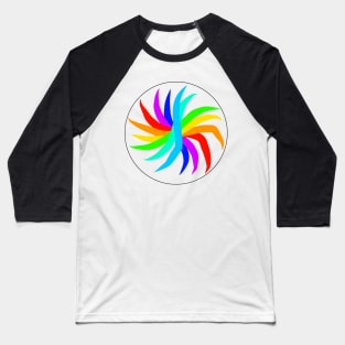 Live bright- DUDEWORLD! Baseball T-Shirt